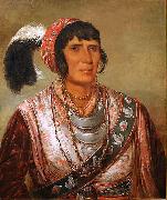 George Catlin portrait of Osceola painting